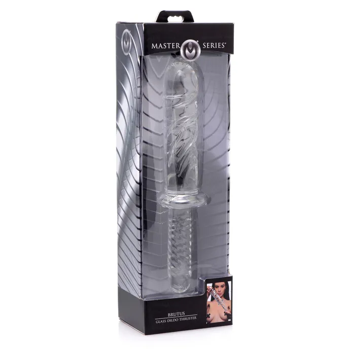 Dildos Master Series Brutus Glass Dildo Thruster