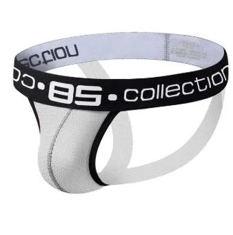 Vibrators ClubJox Club Jox 85 Collection Perforated Pouch White L Jockstrap