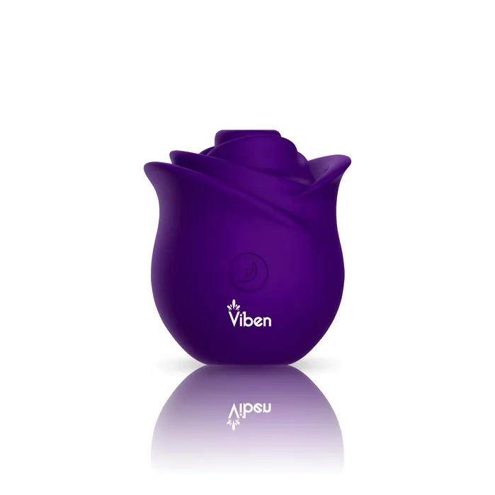 Viben Vibrators Zen Rose Violet Handheld Rose Clitoral and Nipple Stimulator Viben Vibrators Zen Rose Violet Handheld Rose Clitoral and Nipple Stimulator