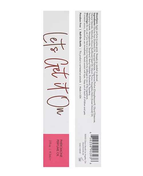 CGC Perfume Oil with Pheromone Lets Get It On RollOn 03oz Cgc Female Sex Toys CGC Perfume Oil with Pheromone Lets Get It On RollOn 03oz Cgc Female Sex Toys