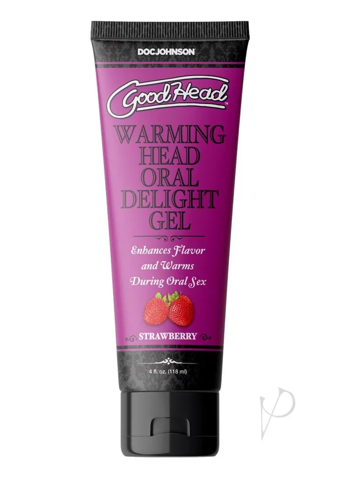 Enhancers Good Head GoodHead Warming Head Oral Delight Gel Flavored Strawberry 4oz Enhancers Good Head GoodHead Warming Head Oral Delight Gel Flavored Strawberry 4oz