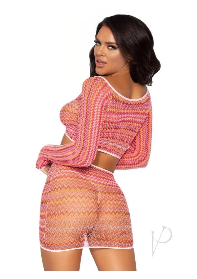 Leg Avenue Vibrators Leg Avenue Zig Zag Net Gauntlet Sleeve Crop Top and Mini Skirt 2 Piece OS Pink Leg Avenue Vibrators Leg Avenue Zig Zag Net Gauntlet Sleeve Crop Top and Mini Skirt 2 Piece OS Pink