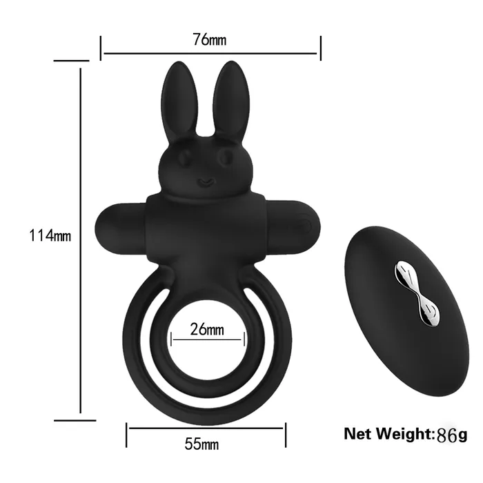 Male Sex Toys Wild Night Fantasies Happy Rabbit Rechargeable Vibrating Cock Ring