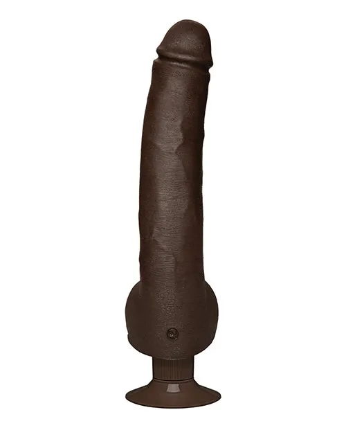 Signature Cocks Signature Cocks Safaree Samuels Anaconda Vibrating Dildo 12in Chocolate Dildos