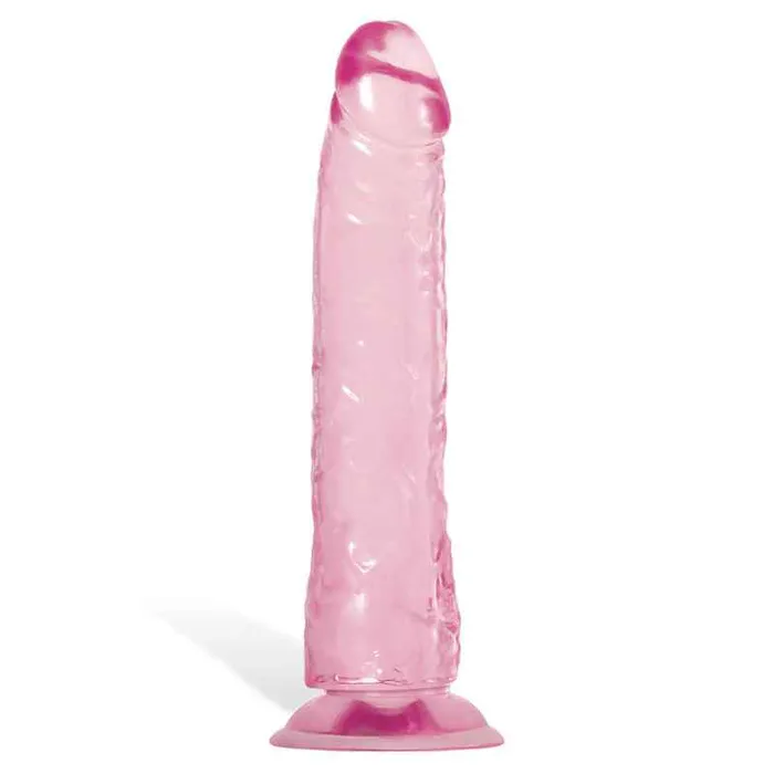Wild Night Fantasies Dildos Adam Eve 8 Inch Pink Jelly Dildo