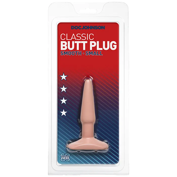 Anal Doc Johnson Classic Smooth Butt Plug Small Flesh Pink Anal Doc Johnson Classic Smooth Butt Plug Small Flesh Pink