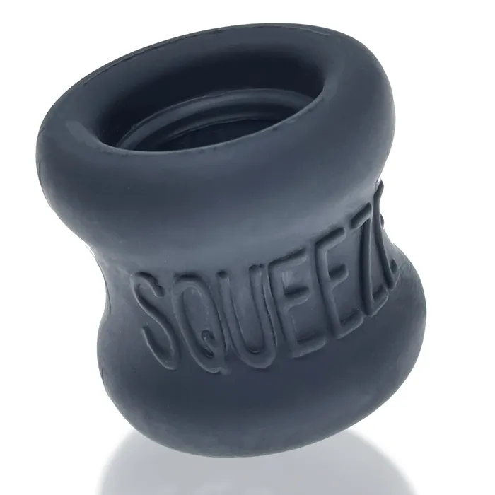 Anal Oxballs Squeeze Soft Grip Ballstretcher Night Black