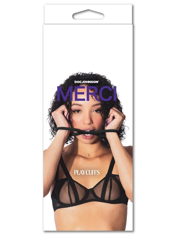 Doc Johnson Merci Play Cuffs Black Anal Doc Johnson Merci Play Cuffs Black Anal