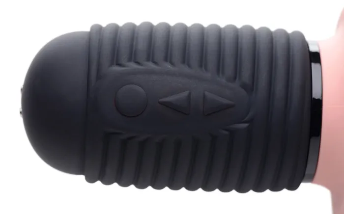 Power Pounder Vibrating and Thrusting Silicone Dildo Light XR Brands Dildos