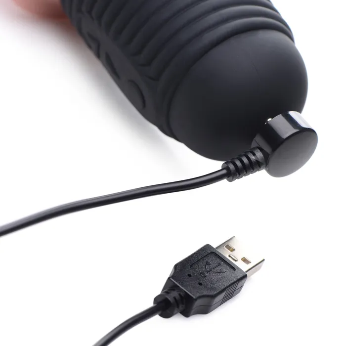 Power Pounder Vibrating and Thrusting Silicone Dildo Light XR Brands Dildos