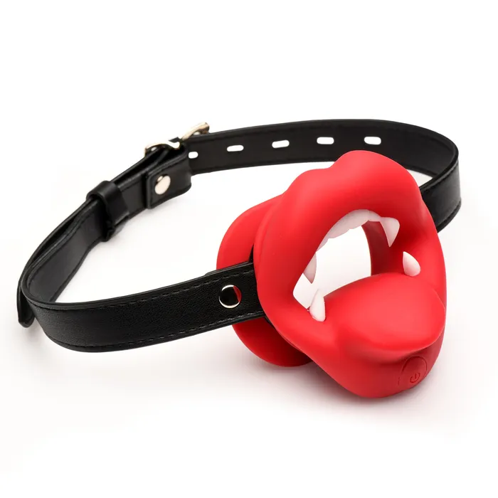 Vampire Vibrating Mouth Gag XR Brands Female Sex Toys
